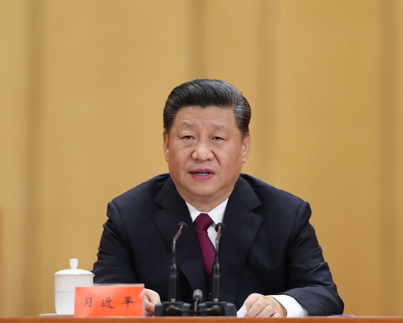 4月30日，紀(jì)念五四運(yùn)動(dòng)100周年大會(huì)在北京人民大會(huì)堂隆重舉行。中共中央總書記、國家主席、中央軍委主席習(xí)近平在大會(huì)上發(fā)表重要講話。